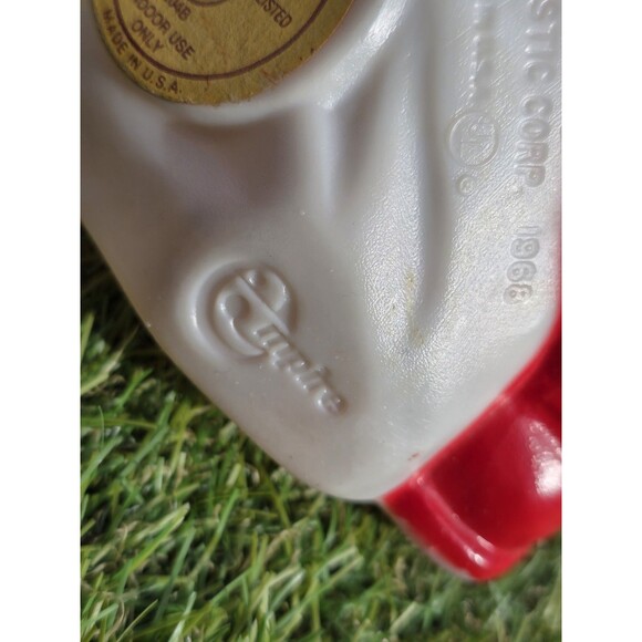 Vtg Empire 1968 Blow Mold Santa Claus Tabletop Light Up 13" (New Cord + LED Bulb - Picture 6 of 10